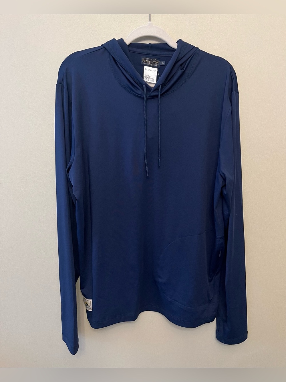 NWT Pendleton Hooded Long Sleeve Rashguard Men's Size Large Blue